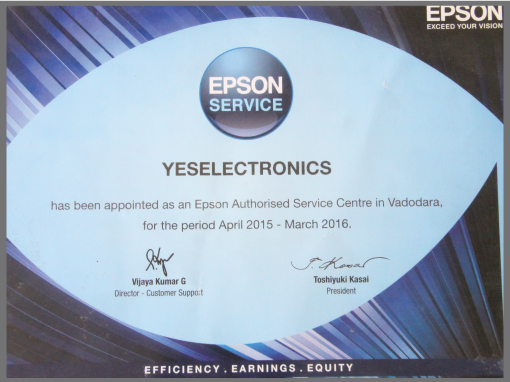 Epson Certified Service Station Vadodara
